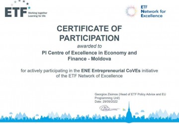 DIPLOMĂ DE GRATITUDINE DIN PARTEA ETF Image