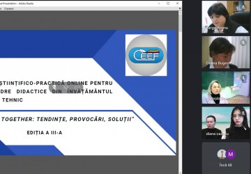 Ediția a III-a CONFERINȚEI ȘTIINȚIFICO-PRACTICĂ ONLINE PENTRU ELEVI ȘI CADRE DIDACTICE DIN ÎNVĂȚĂMÂNTUL PROFESIONAL TEHNIC „PRO BUSINESS TOGETHER: TENDINȚE, PROVOCĂRI, SOLUȚII” Image