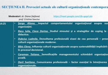 Conferința științifico-practică „DINAMICA SCHIMBĂRII ȘI CULTURA ORGANIZAȚIONALĂ A VIITORULUI”, Ediția a III-a Image