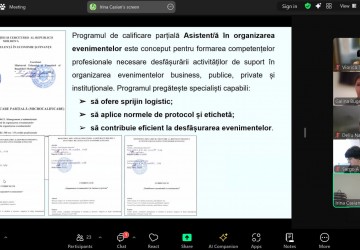 Masa rotundă dedicată validării programului de microcalificare „Asistent/ă în organizarea evenimentelor” Image