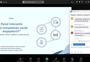 Masa rotundă dedicată validării programului de microcalificare „Asistent/ă în organizarea evenimentelor” Image
