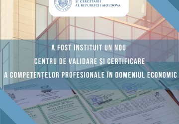Instituirea Centrului de validare și certificare a competențelor profesionale în domeniul economic Image