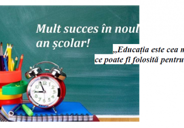 Mesaj de felicitare cu prilejul Zilei Cunoștințelor – 1 septembrie