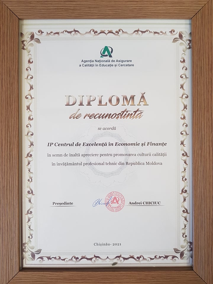 „Cristalul calității” pentru IP CEEF Image